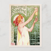 Carte Postale Absinthe Robette (crème) (Devant)