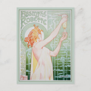 Carte Postale Absinthe Robette (Monnaie)