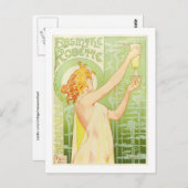 Carte Postale Absinthe Robette, Privat-Livemont (Devant / Derrière)