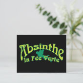 Carte Postale Absinthe Texte La Fee Verte (Debout devant)