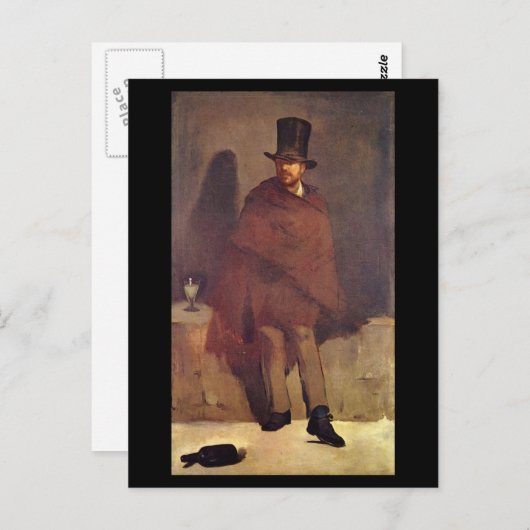 Carte Postale Absinthtrinker Manet, Edouard (Devant / Derrière)