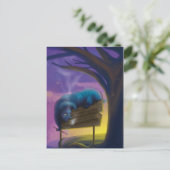 Carte Postale Absolem le catapillaire bleu (Debout devant)