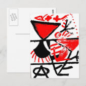 Carte Postale abstracción (Devant / Derrière)