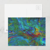 Carte Postale Abstract Acrylic AA1 (Devant / Derrière)