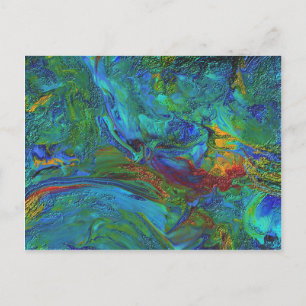 Carte Postale Abstract Acrylic AA1