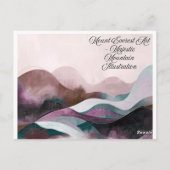 Carte Postale Abstract Art Design | Modern Minimalist (Dos)