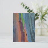 Carte Postale Abstract de Rainbow Gum Tree (Debout devant)