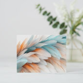 Carte Postale Abstract Feather Flow – Soft Elegance (Debout devant)