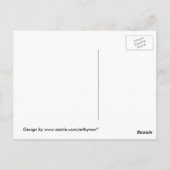 Carte Postale Abstract Geometric Cool 3D (Dos)
