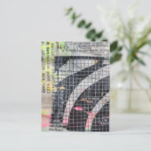 Carte Postale Abstract mixed media collage  (Debout devant)