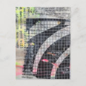 Carte Postale Abstract mixed media collage  (Devant)