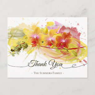 Carte Postale Abstract Orchids