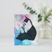 Carte Postale Abstract Tuxedo Cat                                (Debout devant)