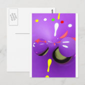Carte Postale abstrait (Devant / Derrière)