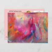 CARTE POSTALE ABSTRAIT (Devant / Derrière)