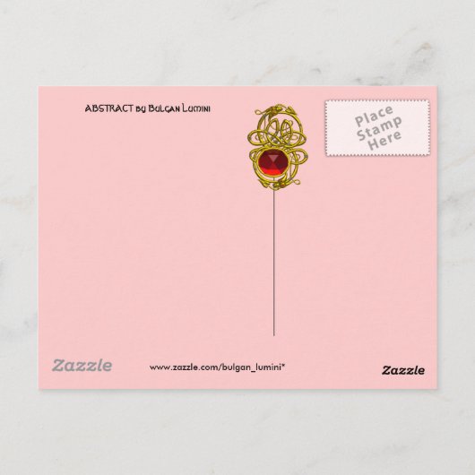 CARTE POSTALE ABSTRAIT (Dos)