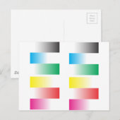 Carte Postale abstrait (Devant / Derrière)