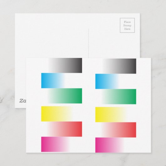 Carte Postale abstrait (Devant / Derrière)