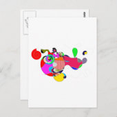 Carte Postale Abstrait (Devant / Derrière)