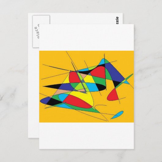 Carte Postale Abstrait 1 (Devant / Derrière)