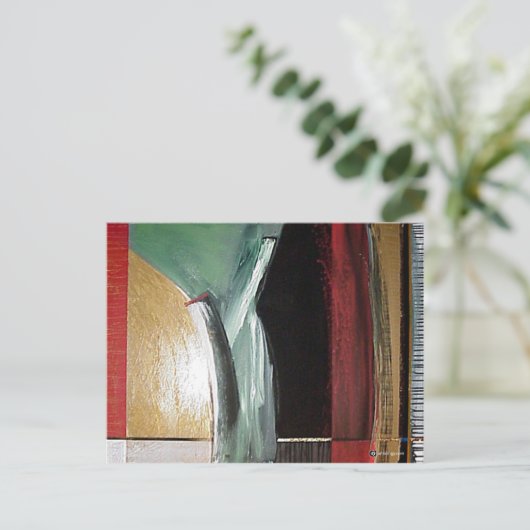 CARTE POSTALE ABSTRAIT 5 (Debout devant)