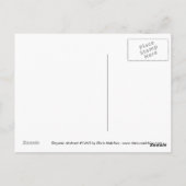 Carte Postale Abstrait biologique #1463 (Dos)