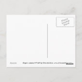 Carte Postale Abstrait biologique #1469 (Dos)