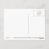 Carte Postale Abstrait biologique #1470 (Dos)