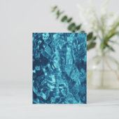 Carte Postale Abstrait bleu (Debout devant)