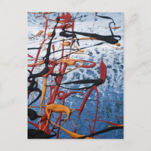 Carte Postale Abstrait bleu