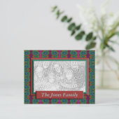 Carte Postale Abstrait coloré (Debout devant)