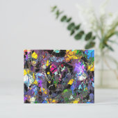 Carte Postale Abstrait coloré (Debout devant)