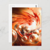 Carte Postale Abstrait contemporain (Devant / Derrière)