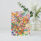 Carte Postale Abstrait - Crayon - Mardi Gras (Debout devant)