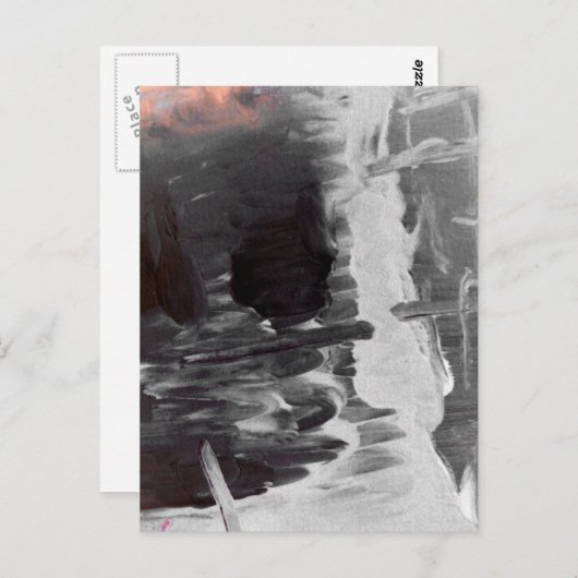 Carte Postale Abstrait créatif moderne (Devant / Derrière)