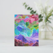 Carte Postale Abstrait de Crystal Mountain (Debout devant)