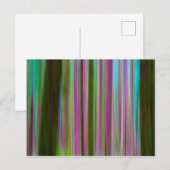 Carte Postale Abstrait de la forêt de Hoh Rain à Dusk | Washingt (Devant / Derrière)