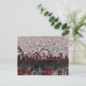 Carte Postale abstrait de londres (Debout devant)