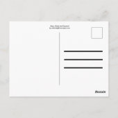 Carte Postale Abstrait gris, noir et caramel (Dos)