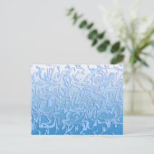 Carte Postale Abstrait Icy Swirl (Debout devant)