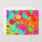 Carte Postale Abstrait moderne (Devant / Derrière)