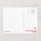 Carte Postale abstrait "sauvage" (Dos)