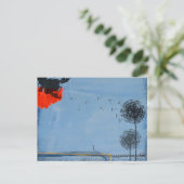 carte postale abstraite (Debout devant)