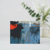 Carte postale abstraite (Debout devant)