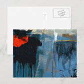 Carte postale abstraite (Devant / Derrière)