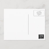 Carte postale abstraite (Dos)