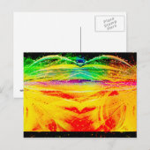 Carte postale Abstraite Astronomique Spider (Devant / Derrière)