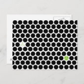 Carte postale Abstraite Black Hive (Devant / Derrière)