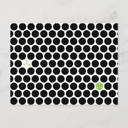 Carte postale Abstraite Black Hive (Devant)