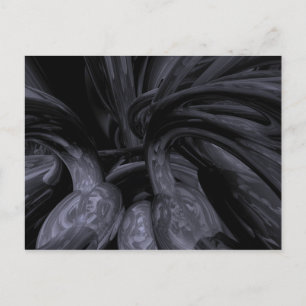 Carte postale Abstraite Black Out
